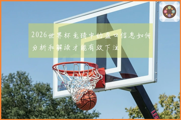 2026世界杯竞猜中的盘口信息如何分析和解读才能有效下注