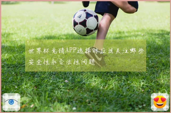 世界杯竞猜APP选择时应该关注哪些安全性和合法性问题