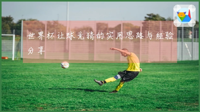 世界杯让球竞猜的实用思路与经验分享